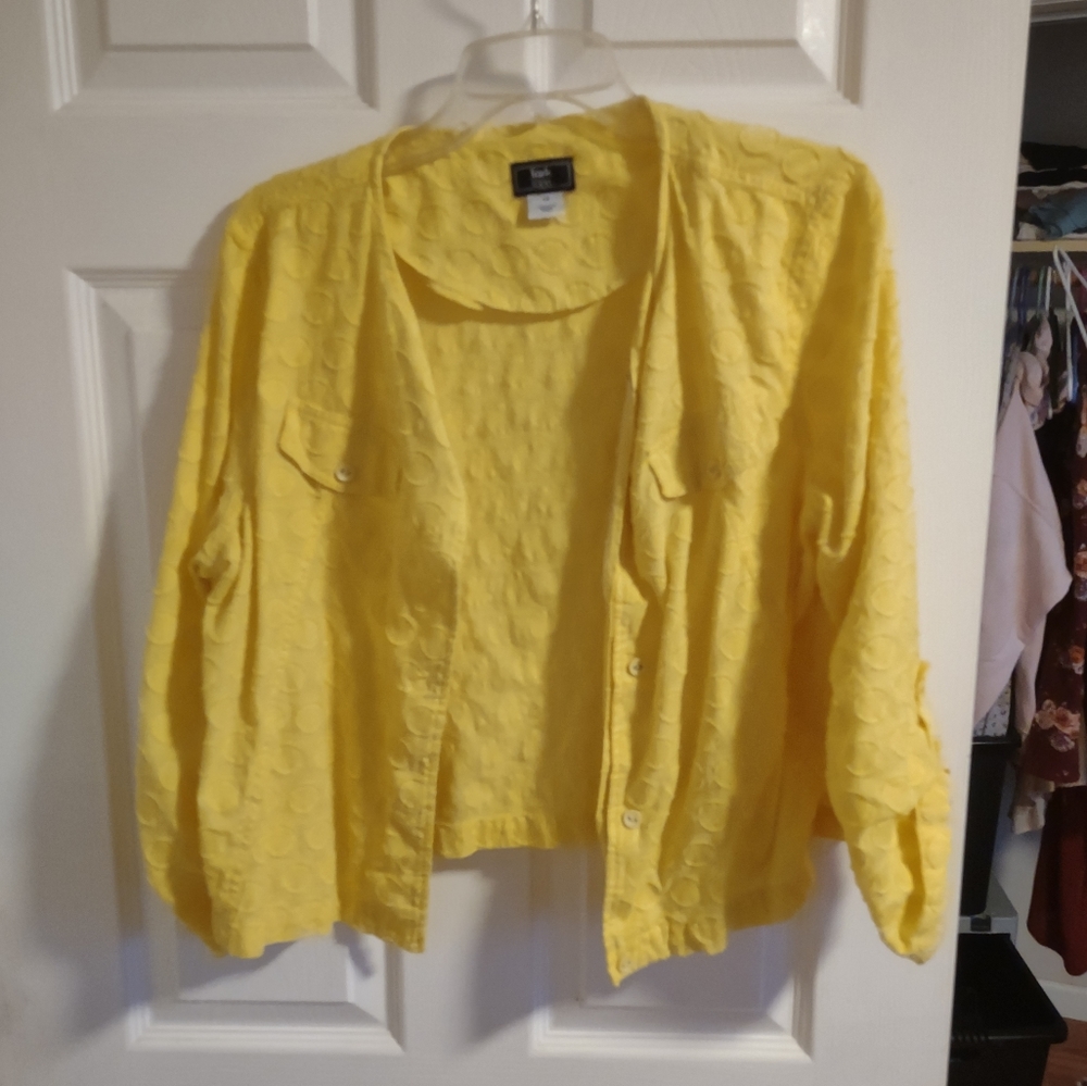 Yellow lark lane sweater